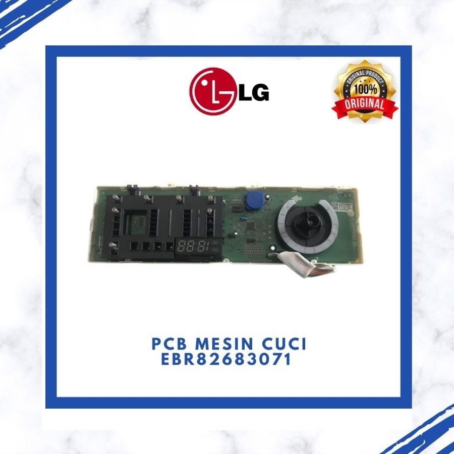PCB MODUL DISPLAY MESIN CUCI LG EBR82683071 FM1208N3W ORI