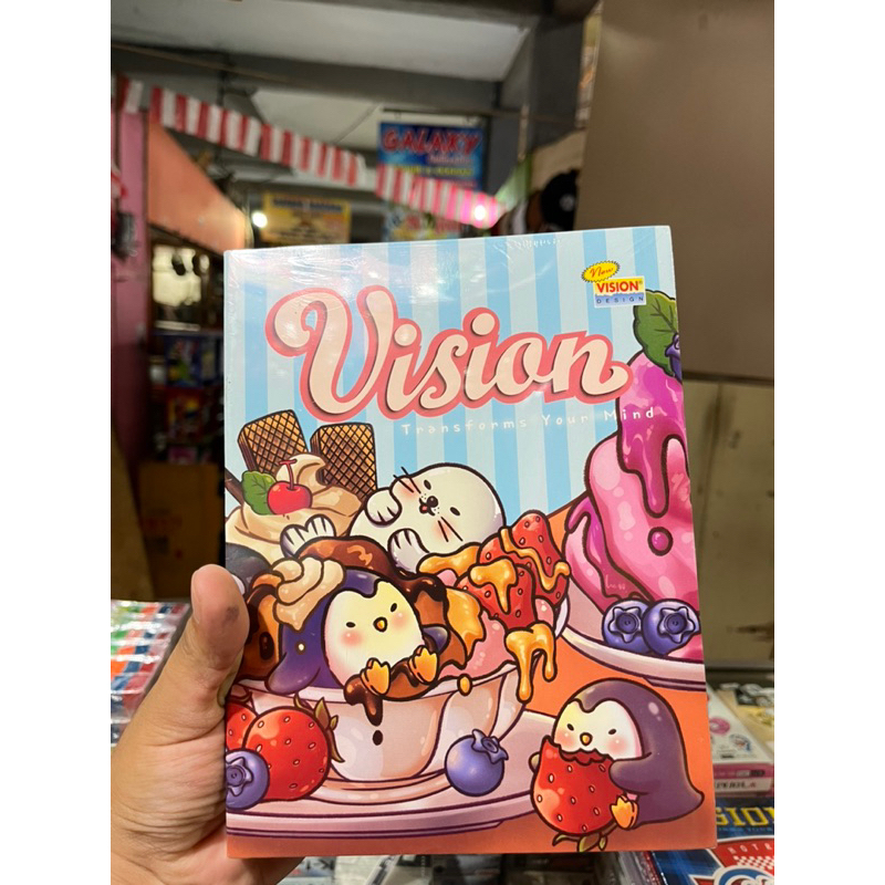 

BUKU TULIS VISION 38,58,42 Lembar (1 Pack)