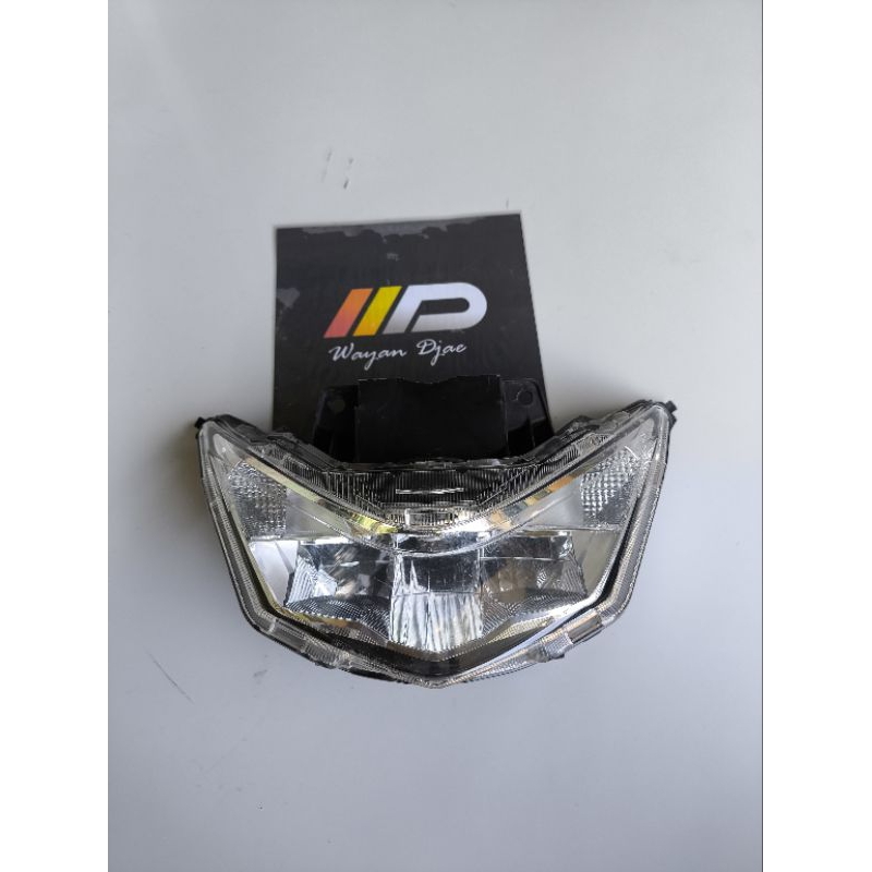 Reflektor lampu depan assy Honda beat street new led original bekas copotan motor