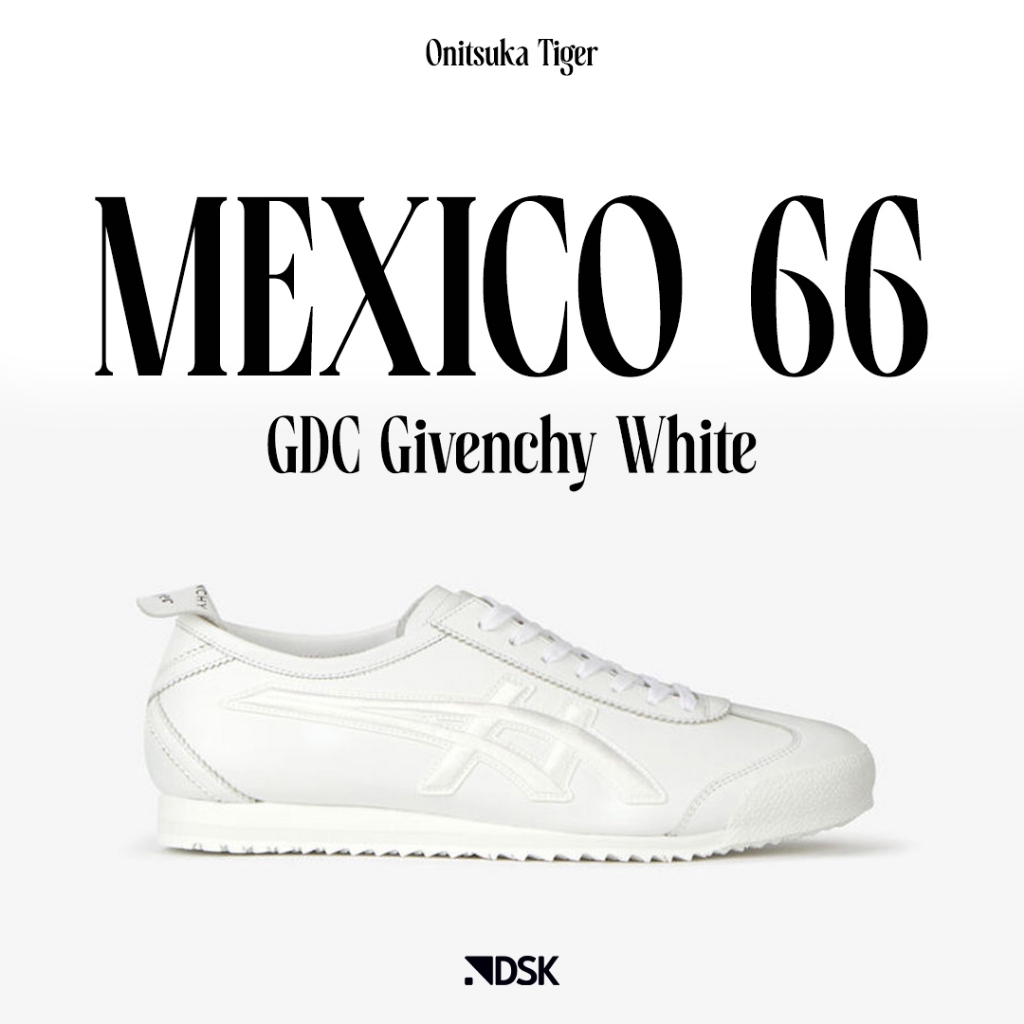 Onitsuka Tiger Mexico 66 GDX Givenchy White 100% Original Sneakers Casual Pria Wanita Sepatu Ori Mur