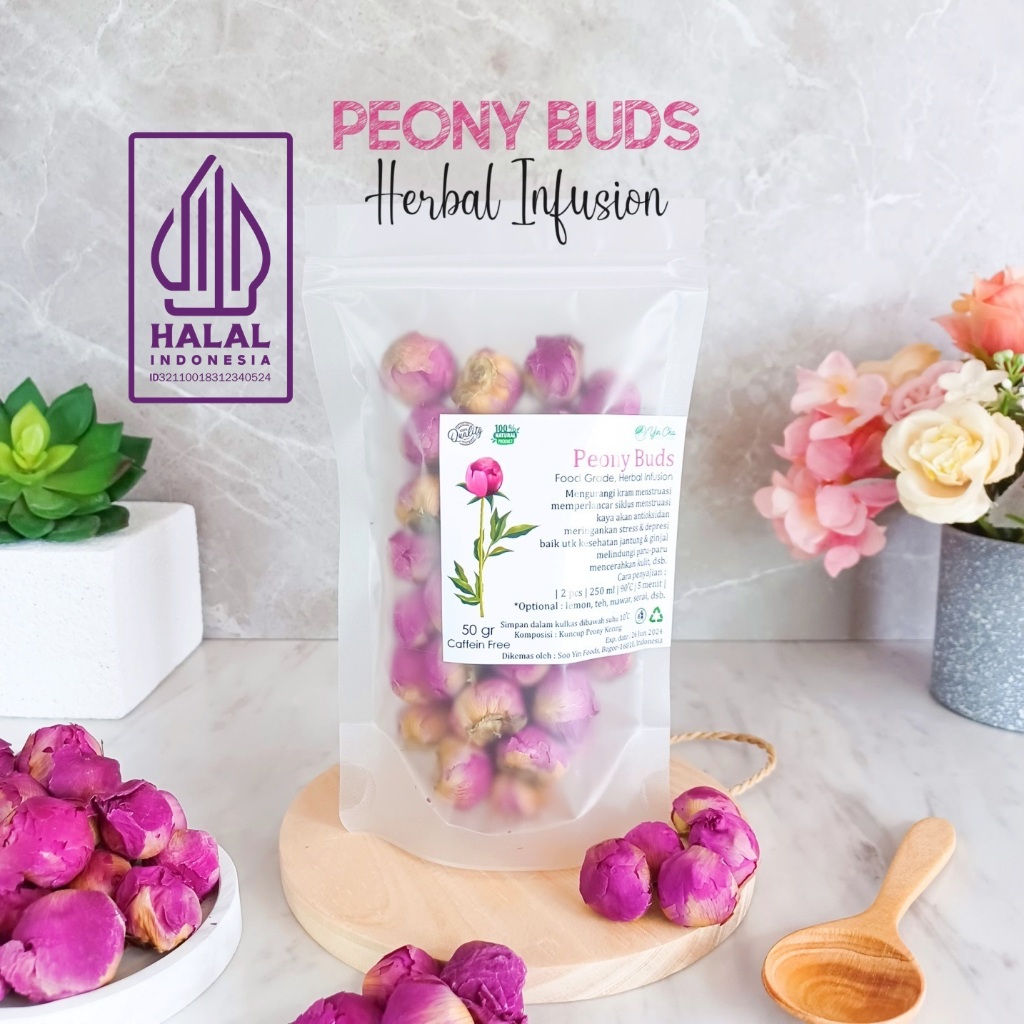 

Peony Buds Tea Pure & Natural 50 Gr