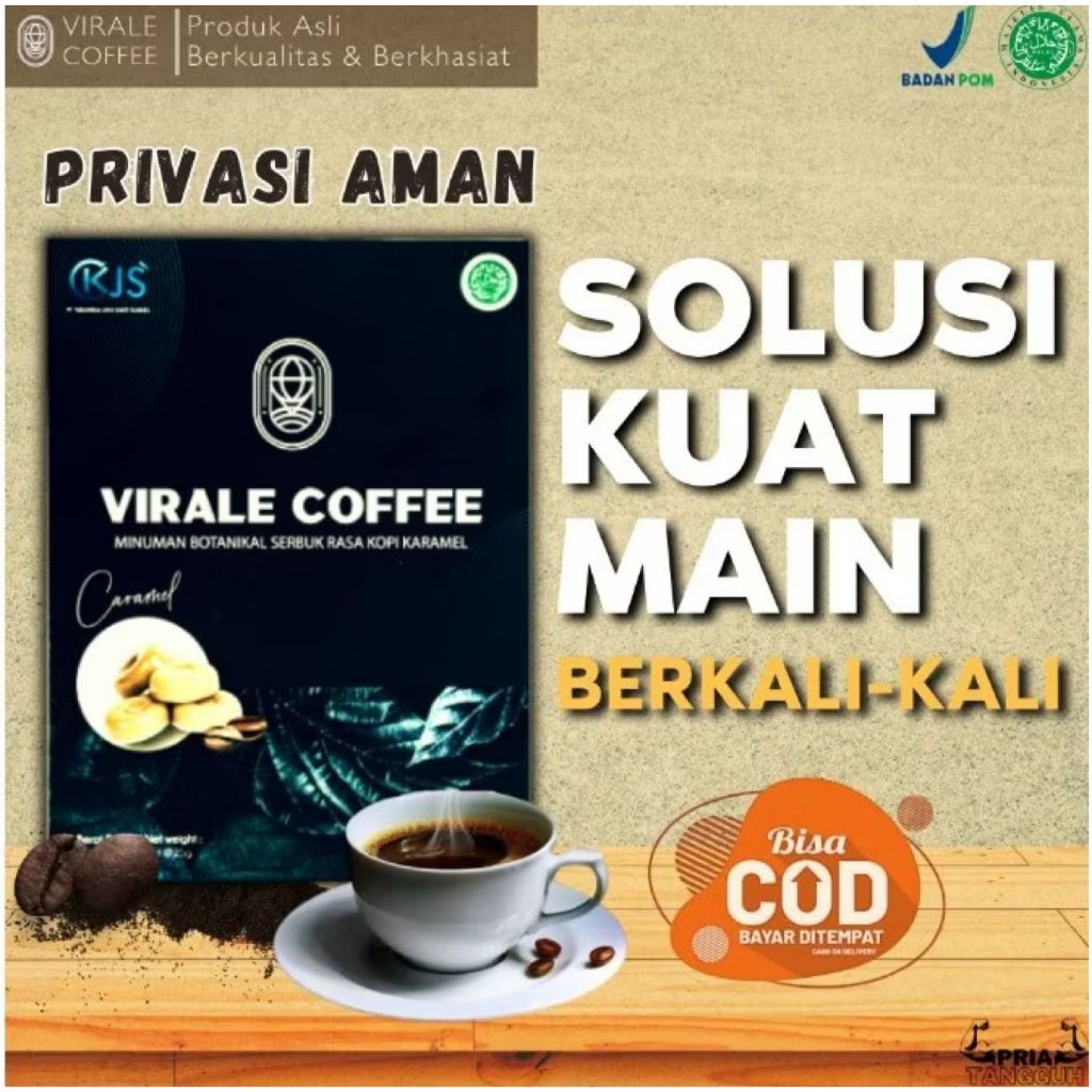 

VIRALE COFFEE PREMIUM Kopi Pria dewasa Tahan Lama Diranjang Bisa COD