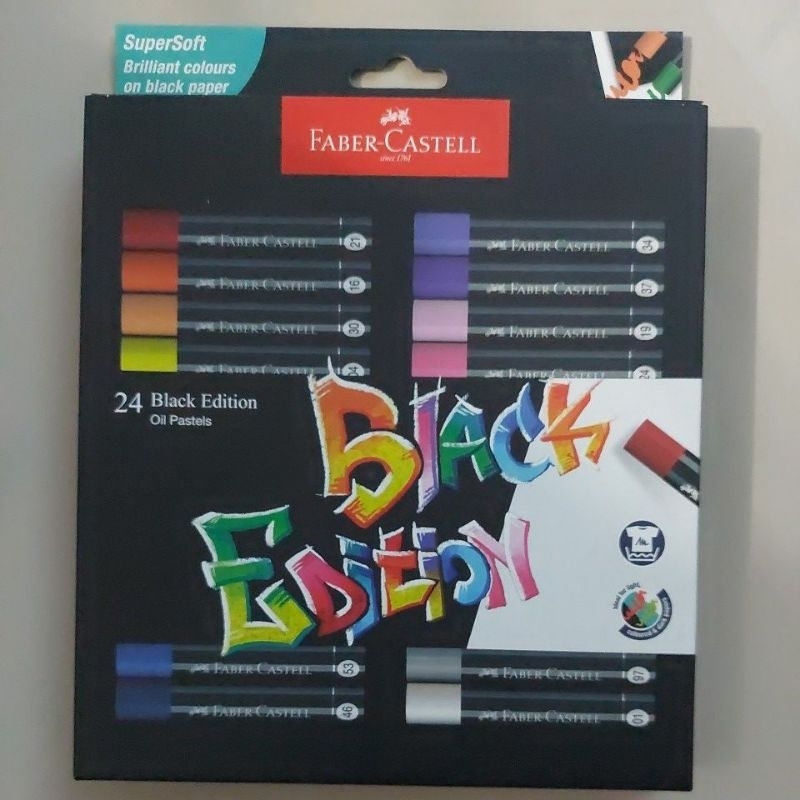 

Black edition oil pastel 24 warn