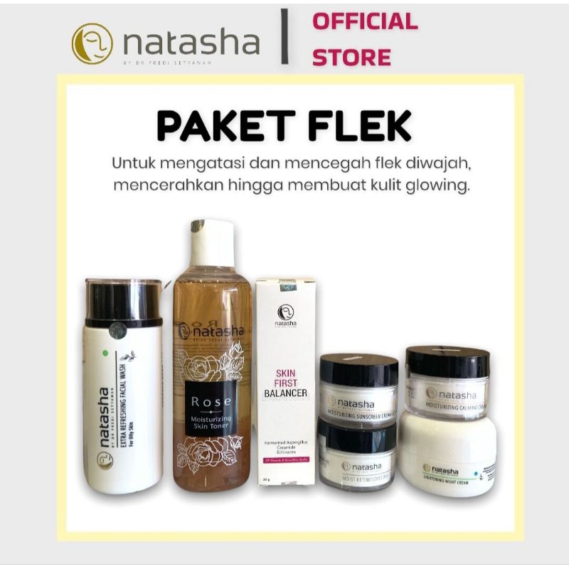 NATASHA SIKNCARE PAKET FLEK LENGKAP