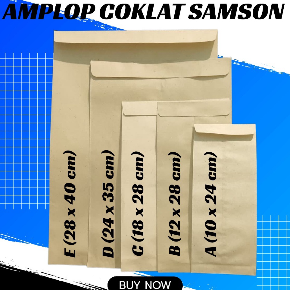 

KODE A4K9 AMPLOP COKLAT SAMSON ISI 1 LEMBAR AMPLOP COKLAT D dan E