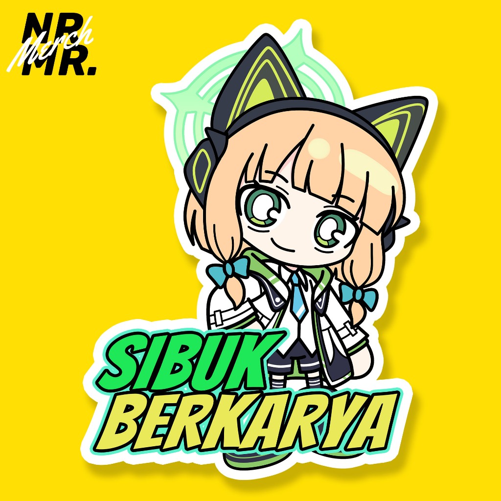 

Stiker Saiba Midori Sibuk Berkarya Blue Archive