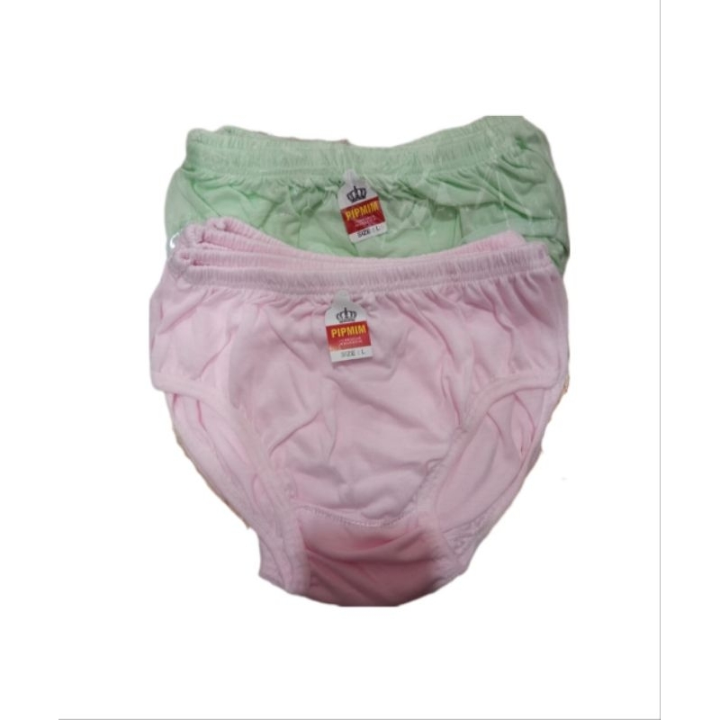 1Lsn (12pcs) CELANA DALAM WANITA DEWASA | PIP MIM | CELANA DALAM MURAH WANITA DEWASA | CELANA DALAM 