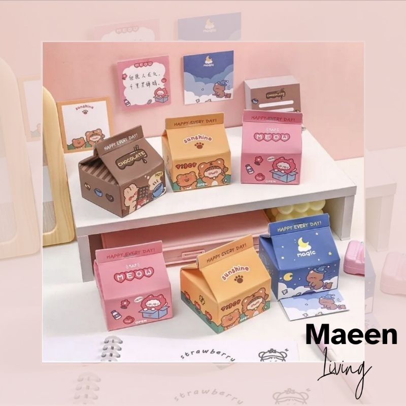 

MLIV - Memo Pad Kotak Susu Series