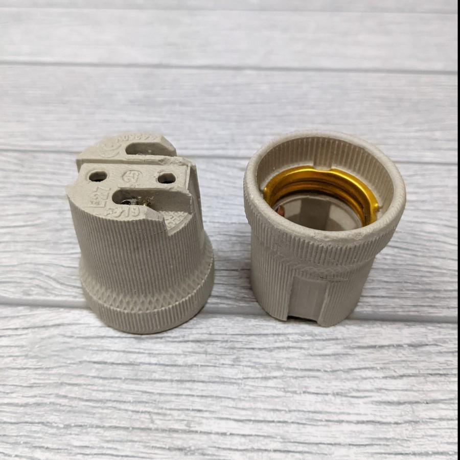 Fiting Keramik E27 - Fitting Keramik - Fiting Downlight
