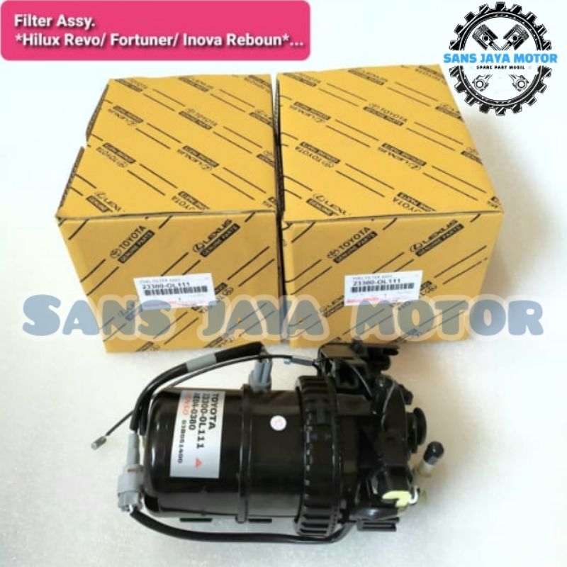 Saringan Solar Fuel Filter Assy Hilux Revo Innova Reborn Fortuner VRZ Original