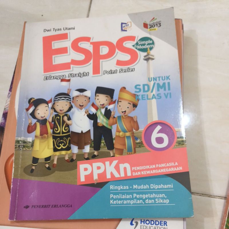 ESPS PPKN 6 Erlangga kurikulum 2013 revisi kelas 6sd