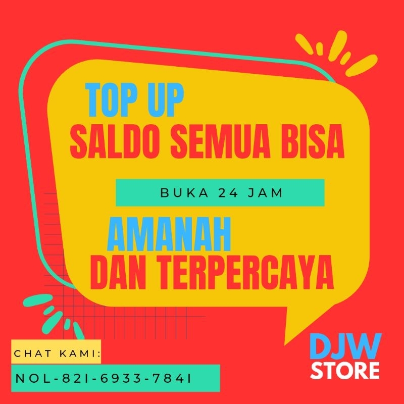 

T0P UP SEMUA SALDO SPEYLETTER 0N 24 JAM