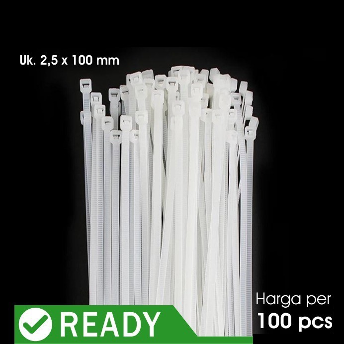 

Pengikat Plastik Cable Ties Tis 10 cm Isi 100 psc Ikat Segel