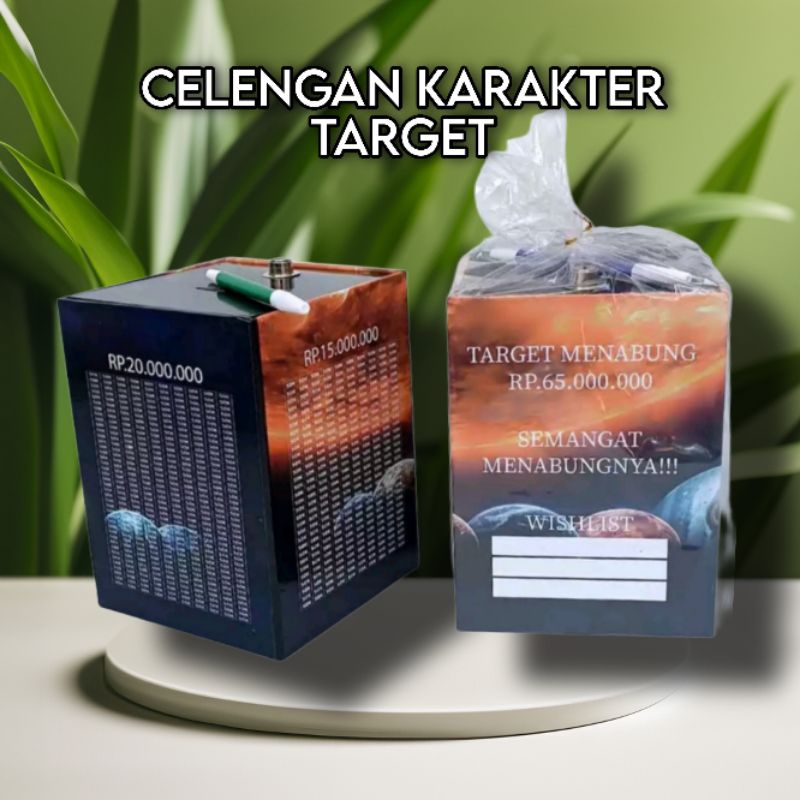 Celengan Unik Karakter Hello Kitty | Celengan Kayu | Celengan Kabah Kakbah Kaqbah Ka'bah | Celengan 