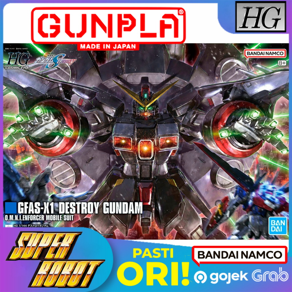𝗕𝗔𝗡𝗗𝗔𝗜 HG GFAS-X1 Destroy Gundam - HGCE SEED Destiny