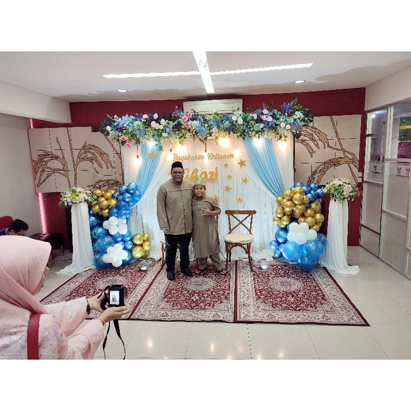 Sewa dekorasi backdrop  khitanan 3 meter