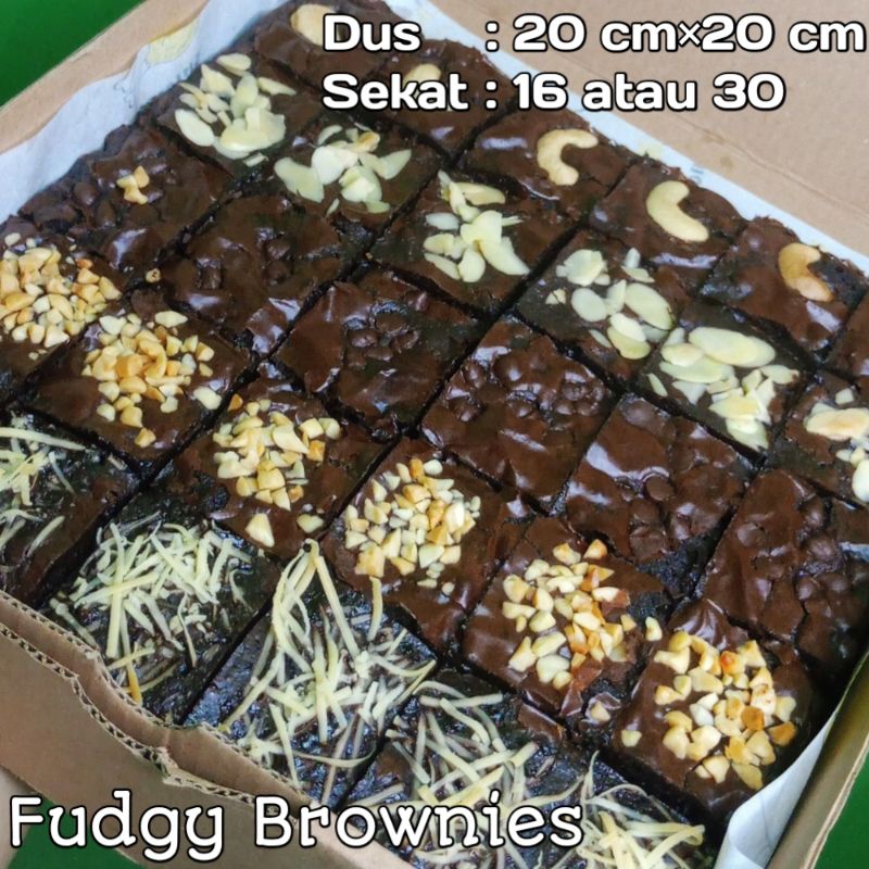 

Fudgy brownies || brownies || brownies panggang untuk hampers