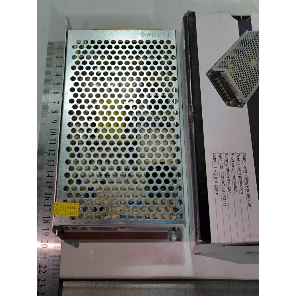 Power supply jaring adaptor DC 12V 10A GM / Switching GM 12V 10A ORIGINAL