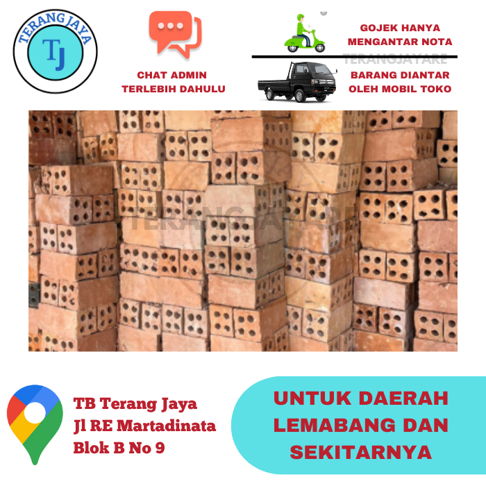 Batu Bata Merah/ Bata Merah Press / Bata Kecil