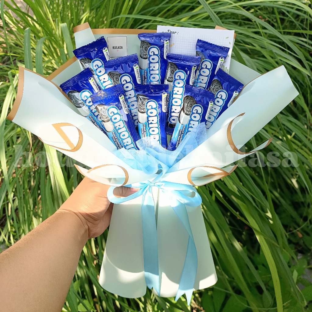 

Kailasa Bouquet - Buket Snack Murah / Bucket Snack Sempro Sidang Wisuda Ulang Tahun / Bucket Custom