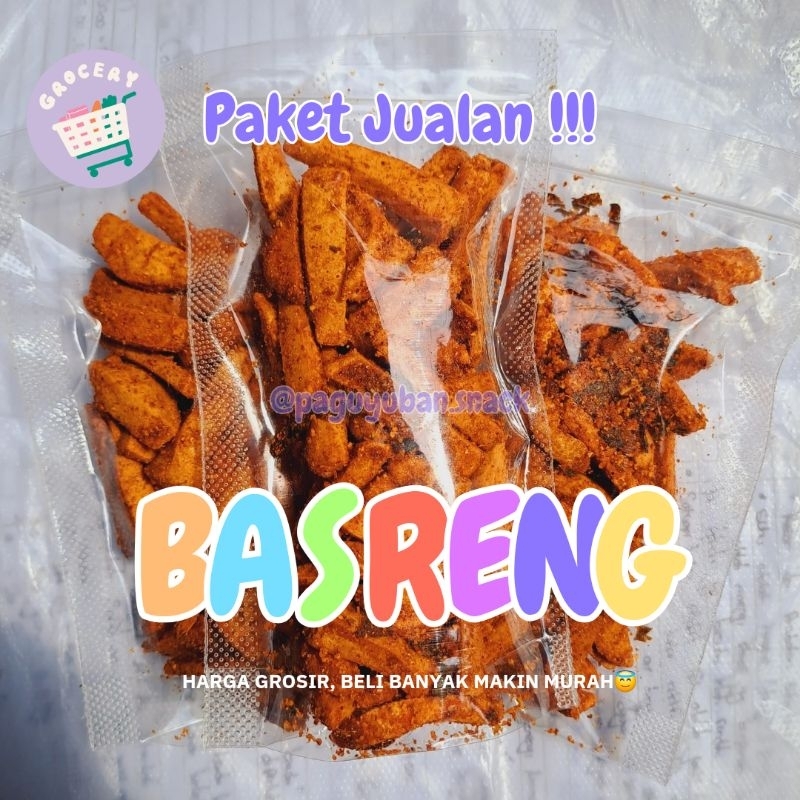 

BASRENG PAKET JUALAN (12 PCS x 100gr) PEDAS BALADO DAUN JERUK