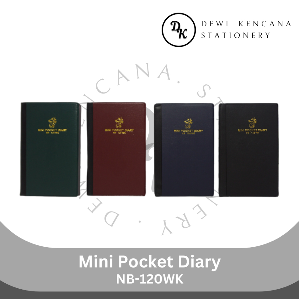 

Buku Saku Mini Pocket Diary NB-120 WK / Buku Agenda Kecil
