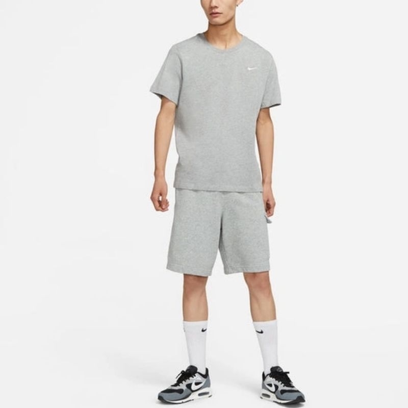 KAOS T SHIRT NIKE SPORTSWEAR MINI SWOOSH TEE GREY