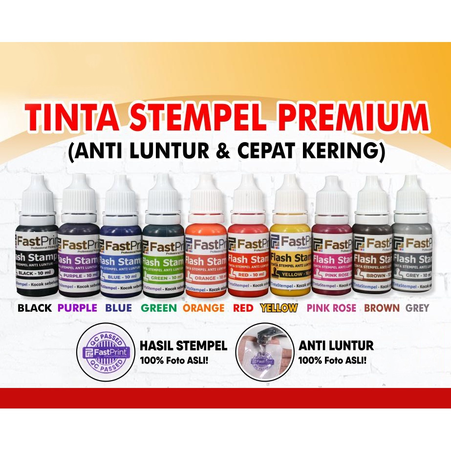 

Tinta Stempel Flash 5ml Anti Luntur
