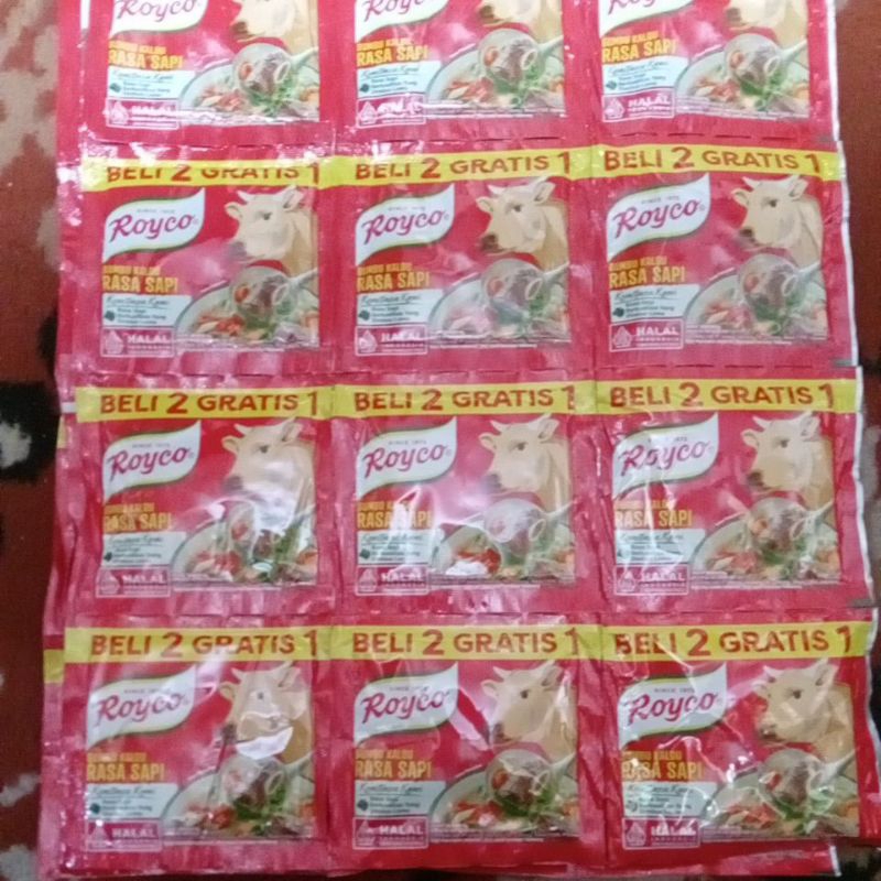 

PROMO!!!royco sapi sachet 8g 2renceng