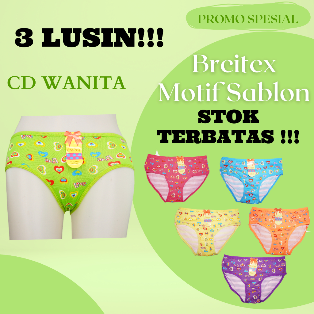 CD Motif Polkadot Bundling 3 LUSIN (36 Pcs)