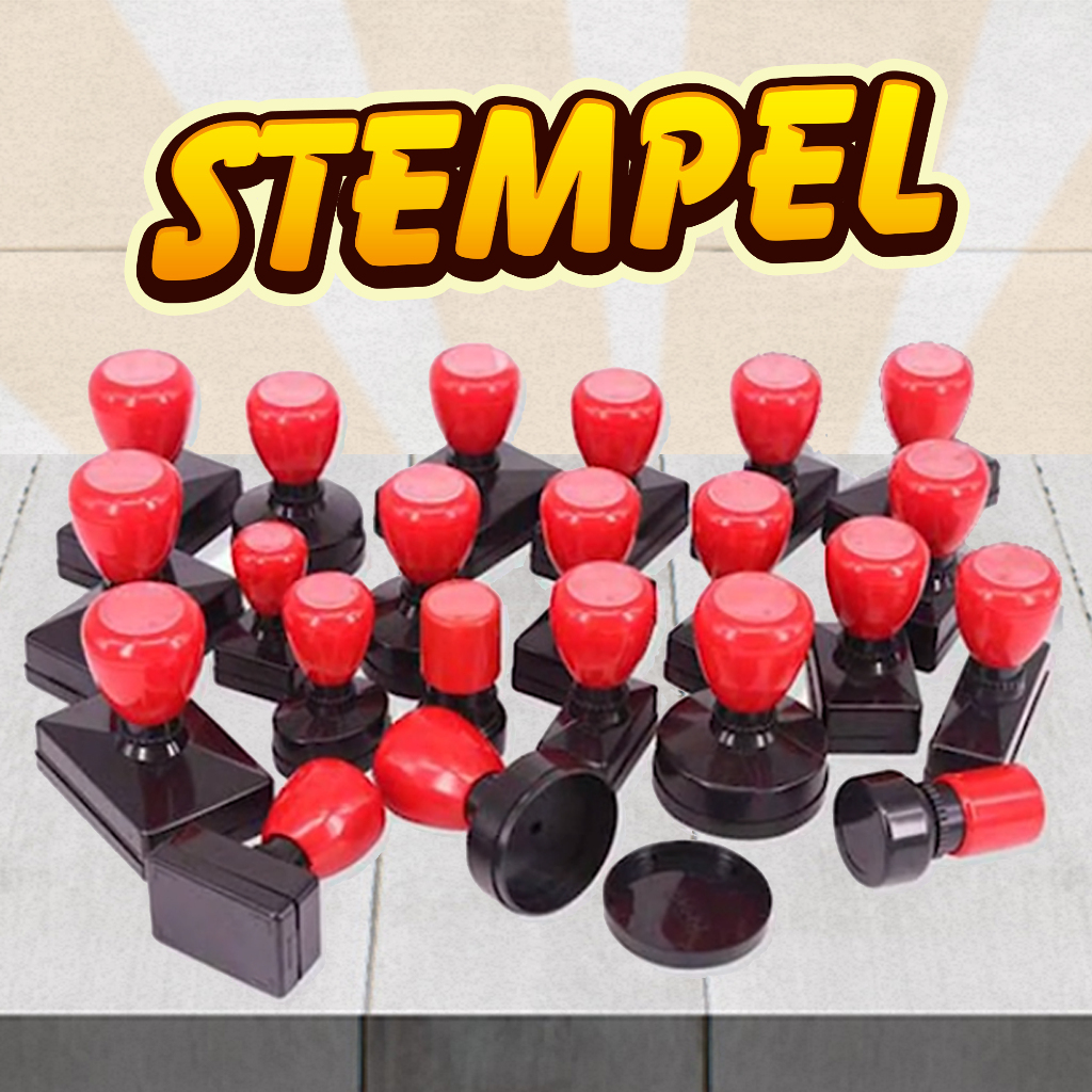 

Stempel Flash bulat untuk nota, kwitansi, dll