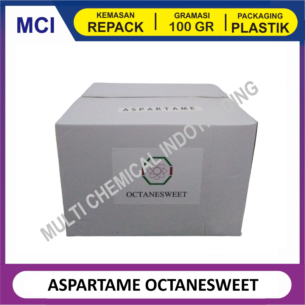 

ASPARTAME OCTANESWEET 200-210x GULA / PEMANIS ASPARTAME - 100 GR