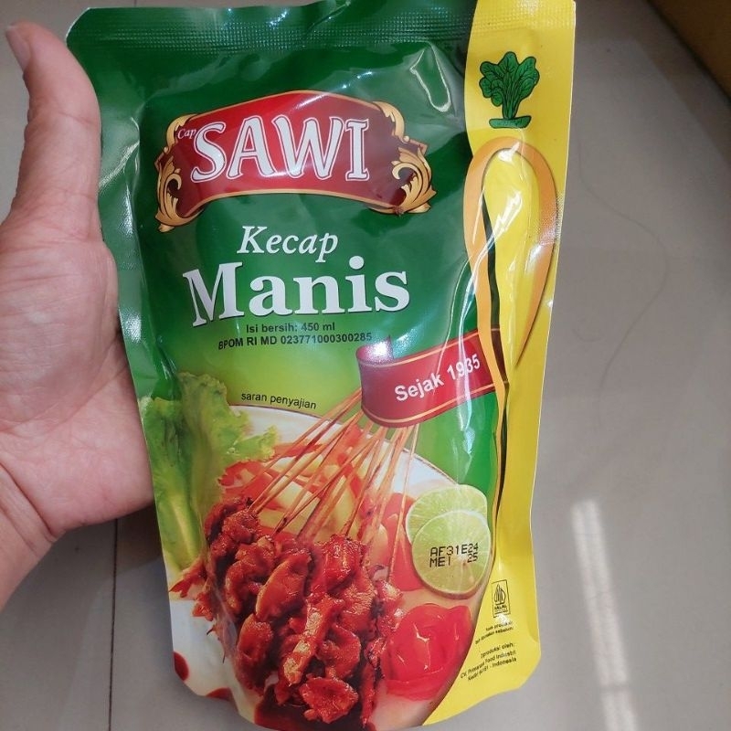 

Kecap manis cap sawi kemasan 450ml