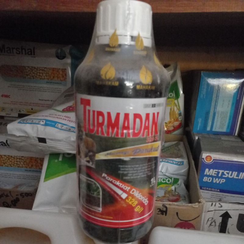 HERBISIDA TURMADAN 328SL - 1LIT. HERBISIDA PENGENDALI RUMPUT LIAR LANGSUNG KERING