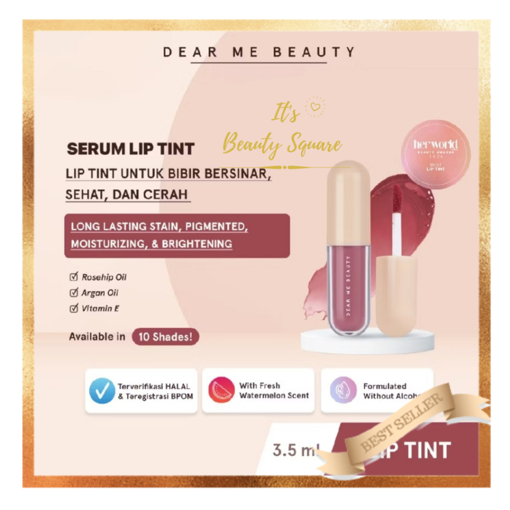 Dear Me Beauty Serum Lip Tint | Lip Tint Dear Me Beauty