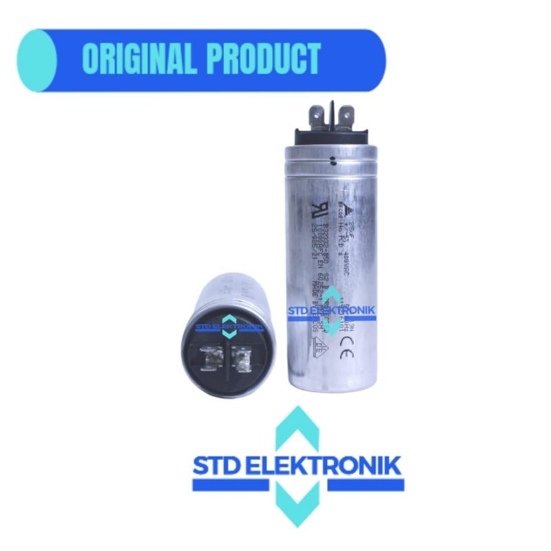 Capasitor ac original epcos 25 uf 400 VAC - Kapasitor AC 25uf 400VAC original epcos