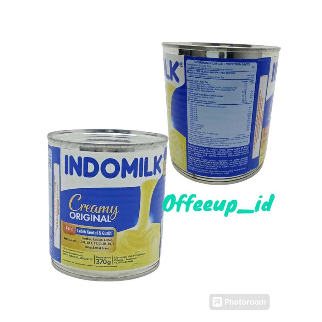 

Susu Kental Manis Indomilk Creamy Original 370 gram