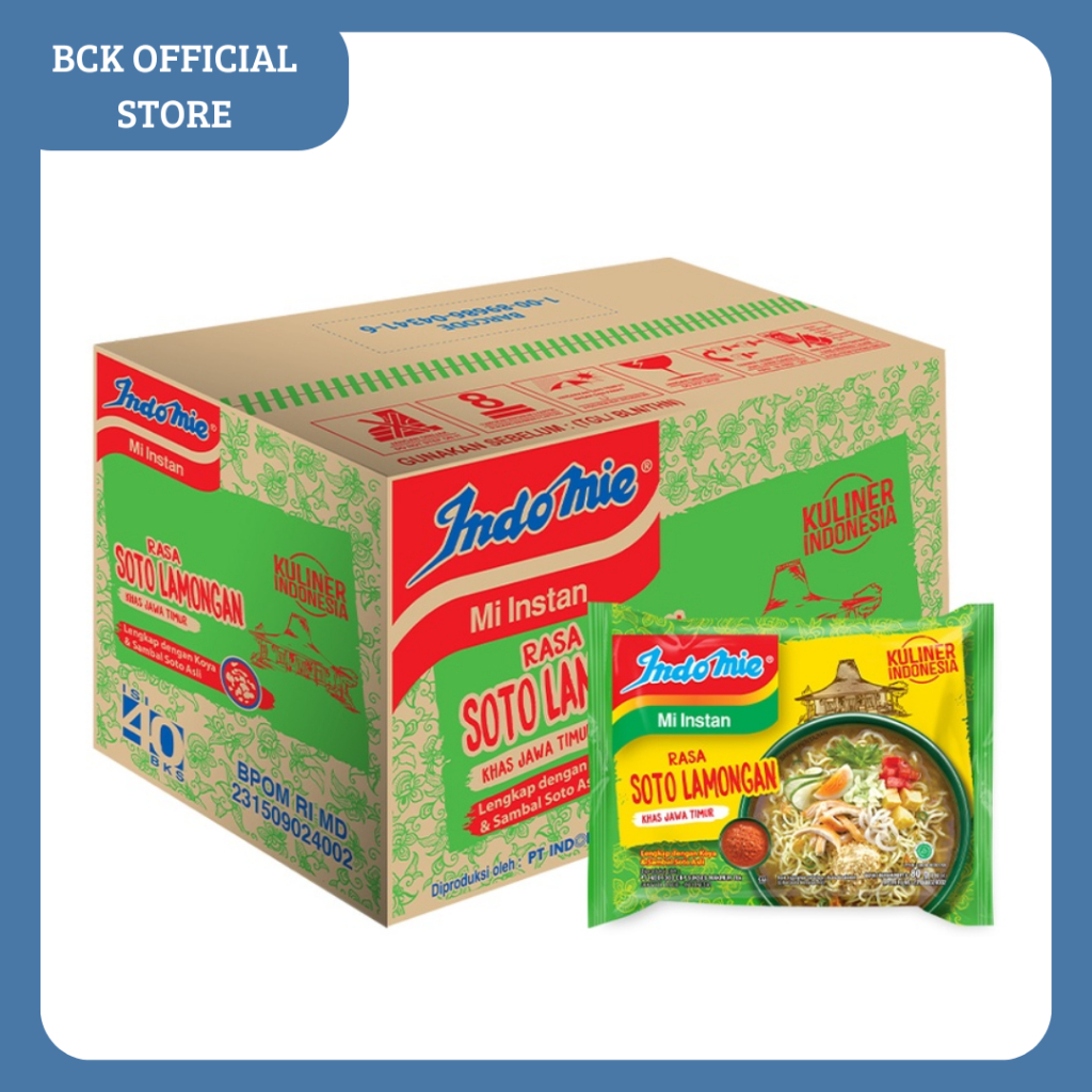 

Indomie Soto Lamongan 40x80gr (karton)