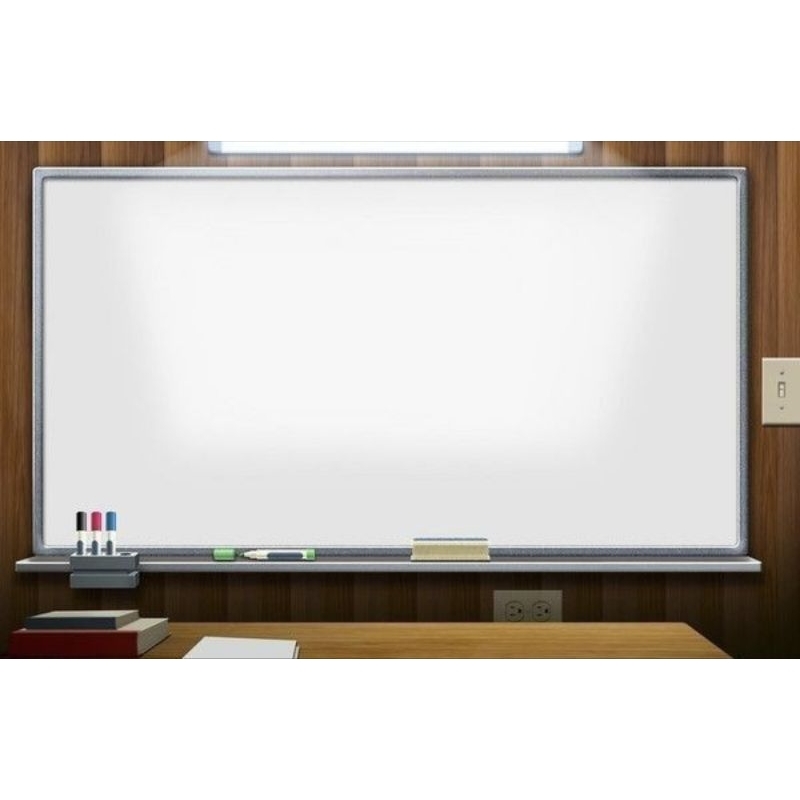 

Whiteboard/Papan Tulis Gantung Premium Non Magnetic UK 60×120