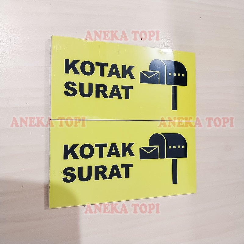 

Papan Pemberitahuan Kotak Surat Papan Tulisan Kotak Surat - Aneka Topi