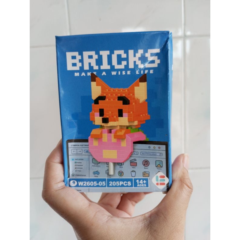 bricks Zootopia fox