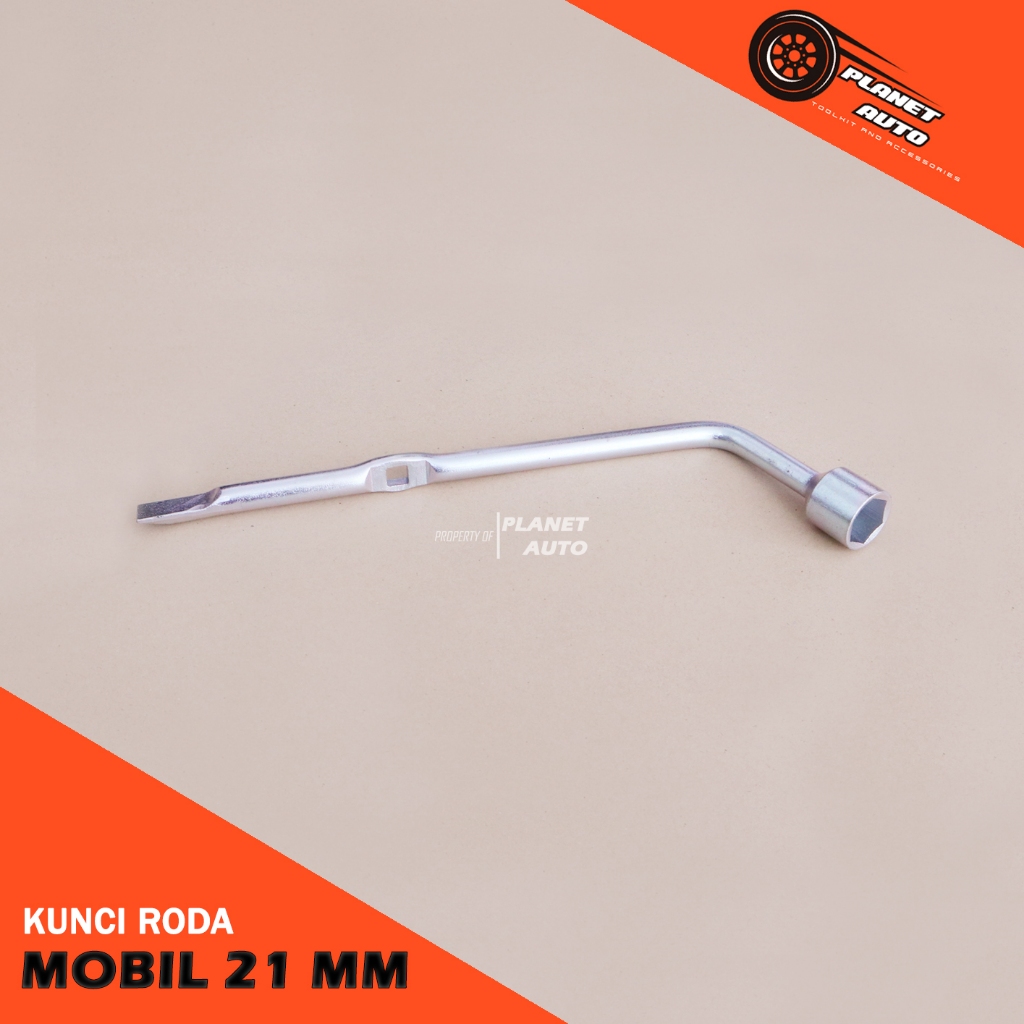 Kunci Roda Mobil 21 mm Innova Fortuner Rush + Congkelan Ban Warna Silver