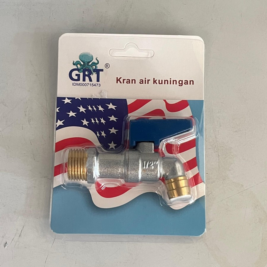 Kran Air Kran Tembok Kuningan 1/2 in