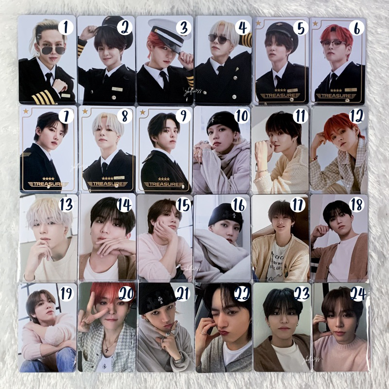TREASURE TC PILOT PHOTOCARD/PC OFFICIAL