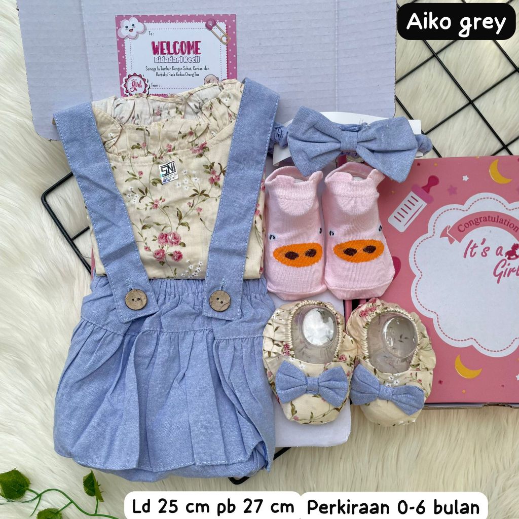 KADO BAYI PEREMPUAN / Hampers bayi Perempuan newborns series 0-6 bulan / kado baby gift set RB6