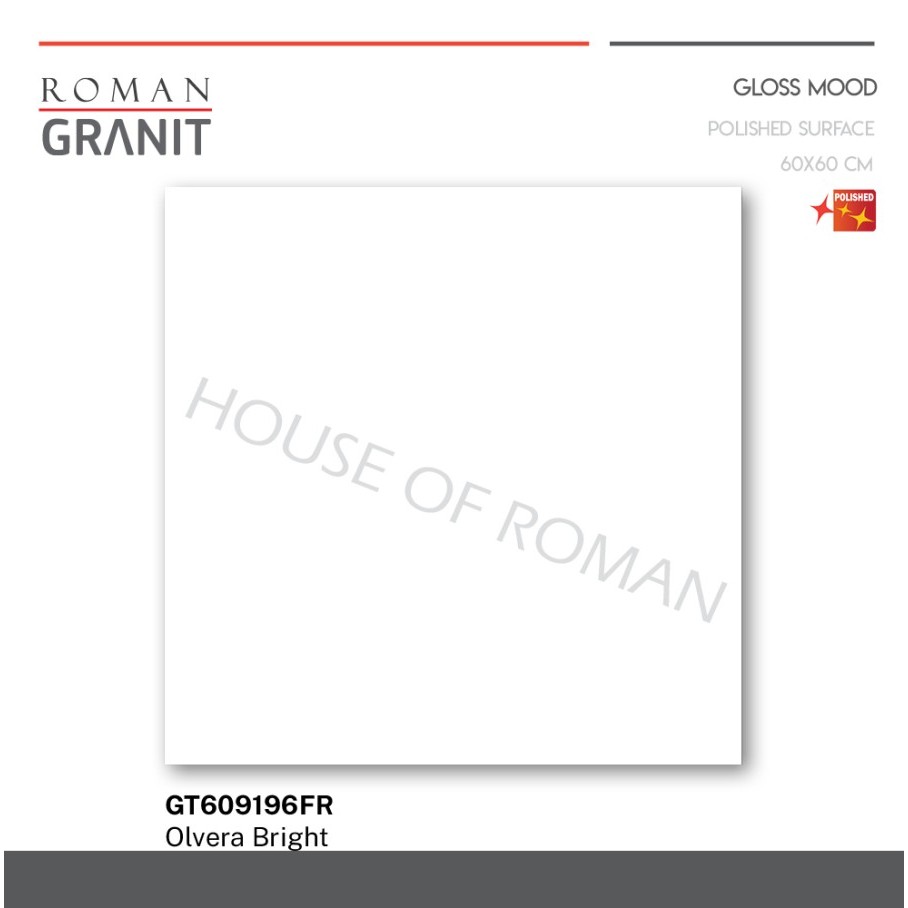 ROMANGRANIT Olvera Bright 60x60 GT609196FR (ROMAN GRANIT)