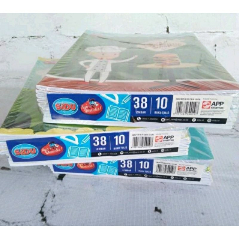 

buku tulis sekolah 1 pcs Dely By sidu isi 58 & 38 lembar harga murah