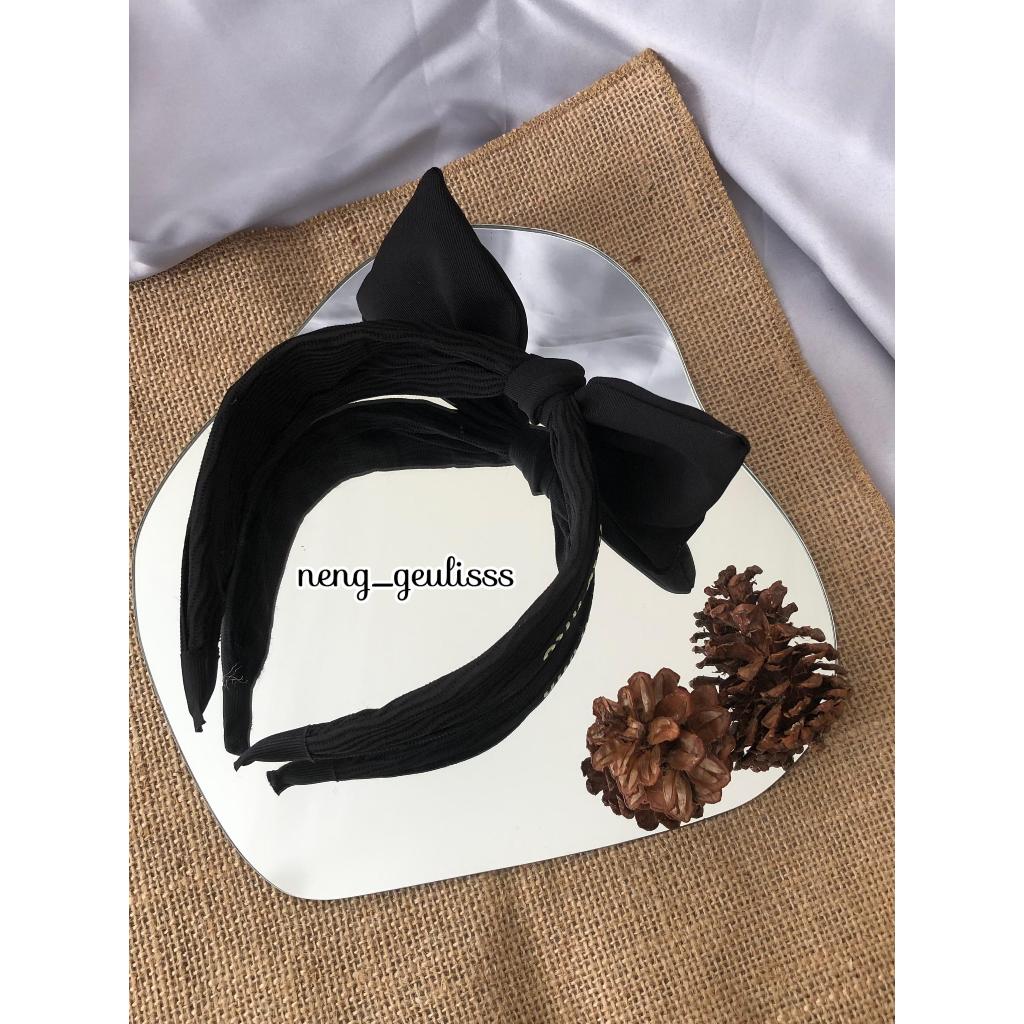 Neng Geulisss Bando Wanita Salur Pita MIU MIU| Bandana Fashion Korea | KB23-R123