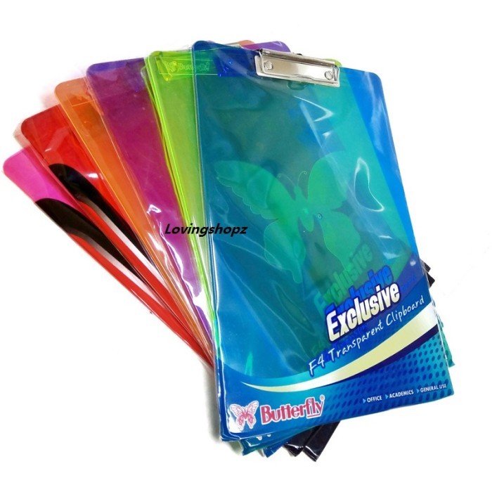 Clipboard Plastik/Papan Ujian Plastik