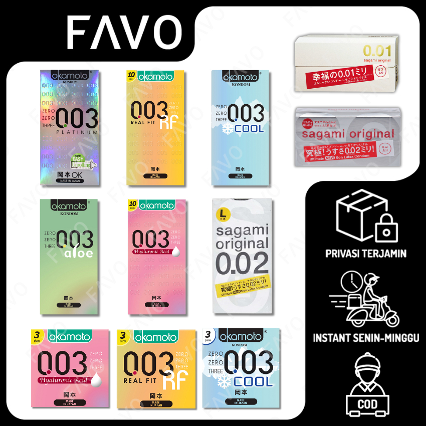 Kondom Jepang Premium Anti Bocor Okamoto